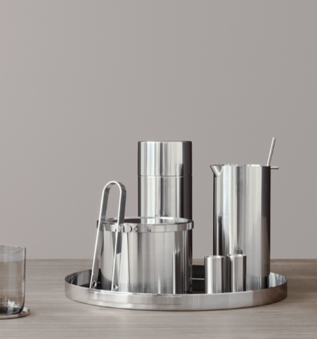 Martini mixer and spoon by Arne Jacobsen Morceau Montr al