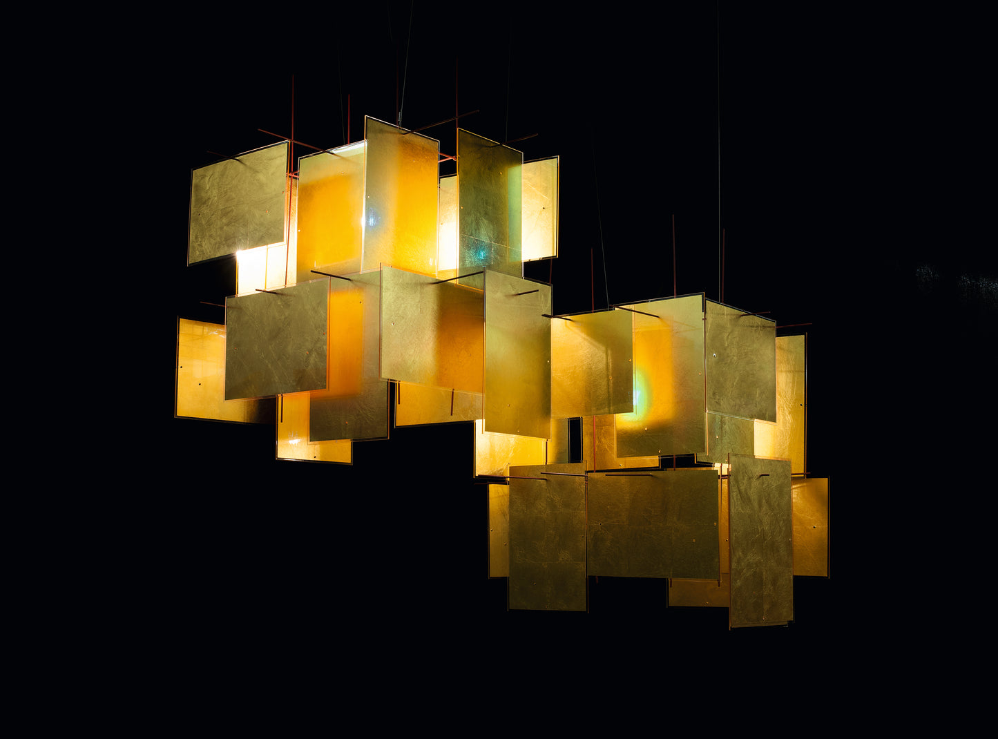 1000 Karat Blau Hanging Lamp