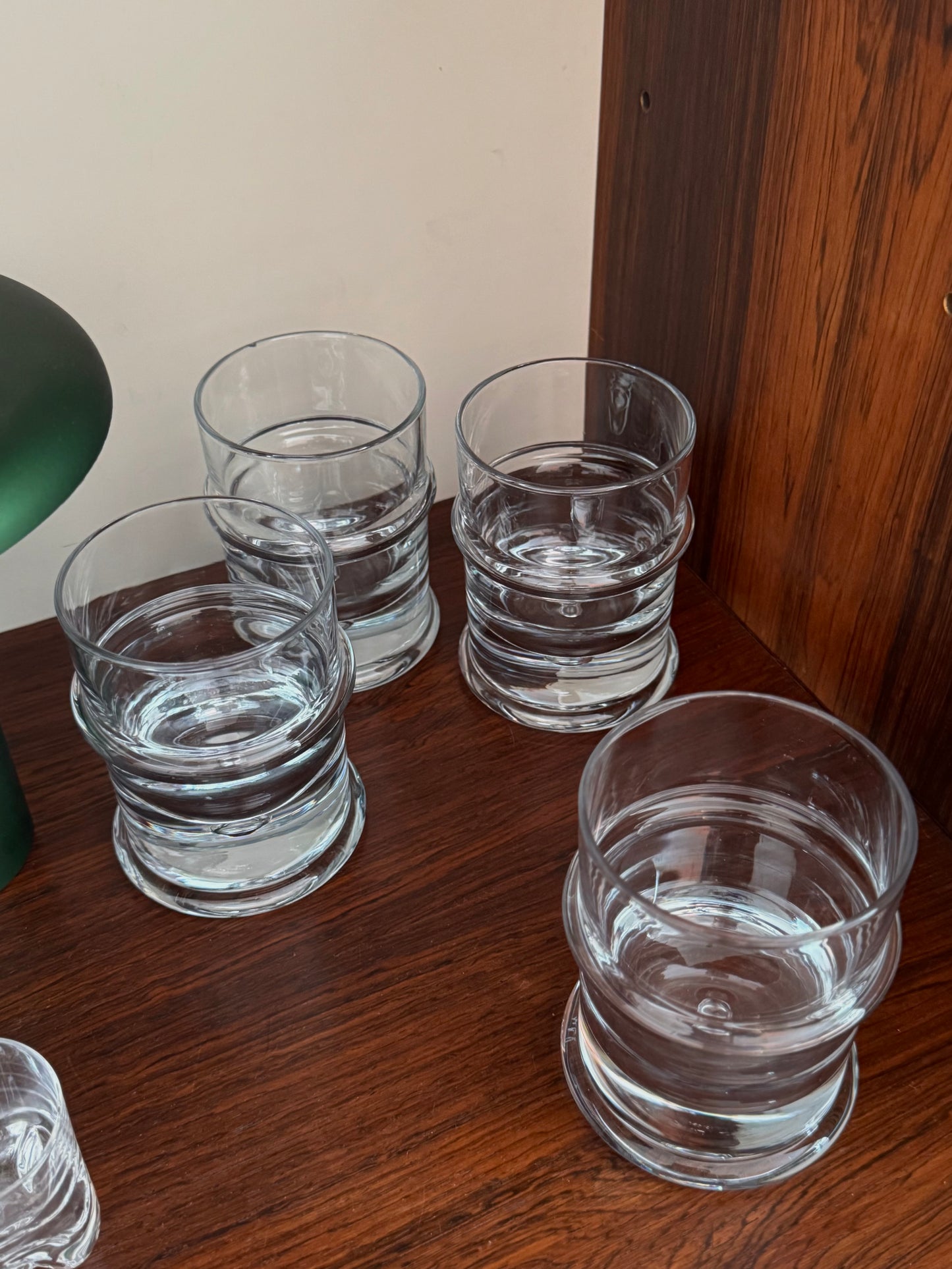 Set of 4 whisky glasses by Sidse Werner for Holmegaard