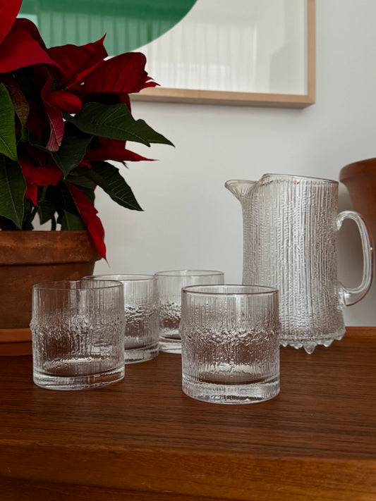 Set of 4 whisky glasses by Tapio Wirkkala for Iittala