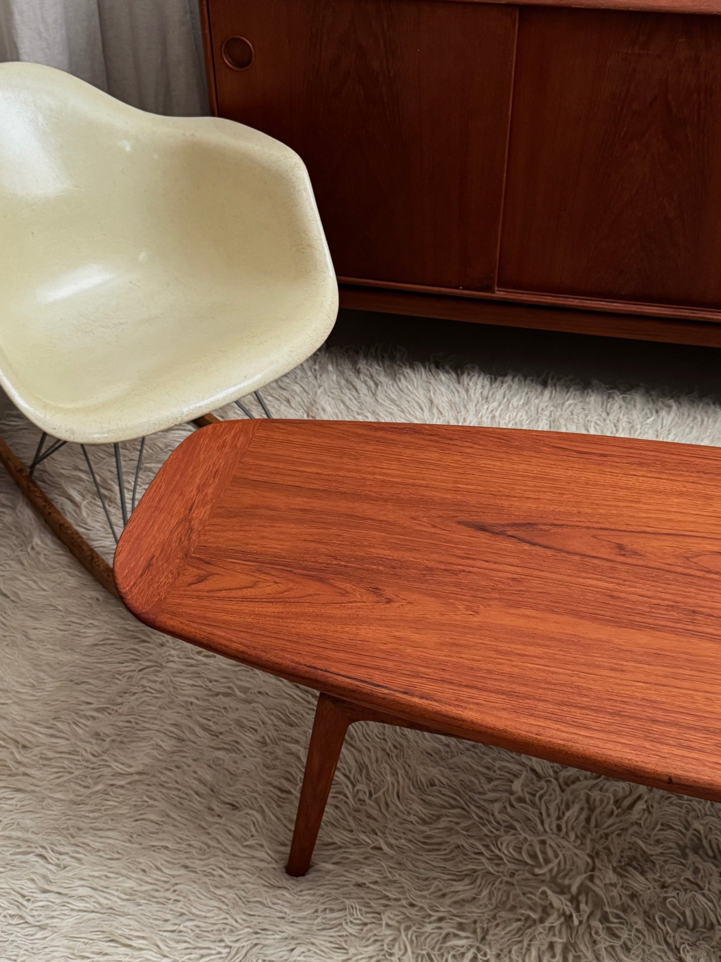 Teak coffee table by Arne Hovmand Olsen for Mogens Kold