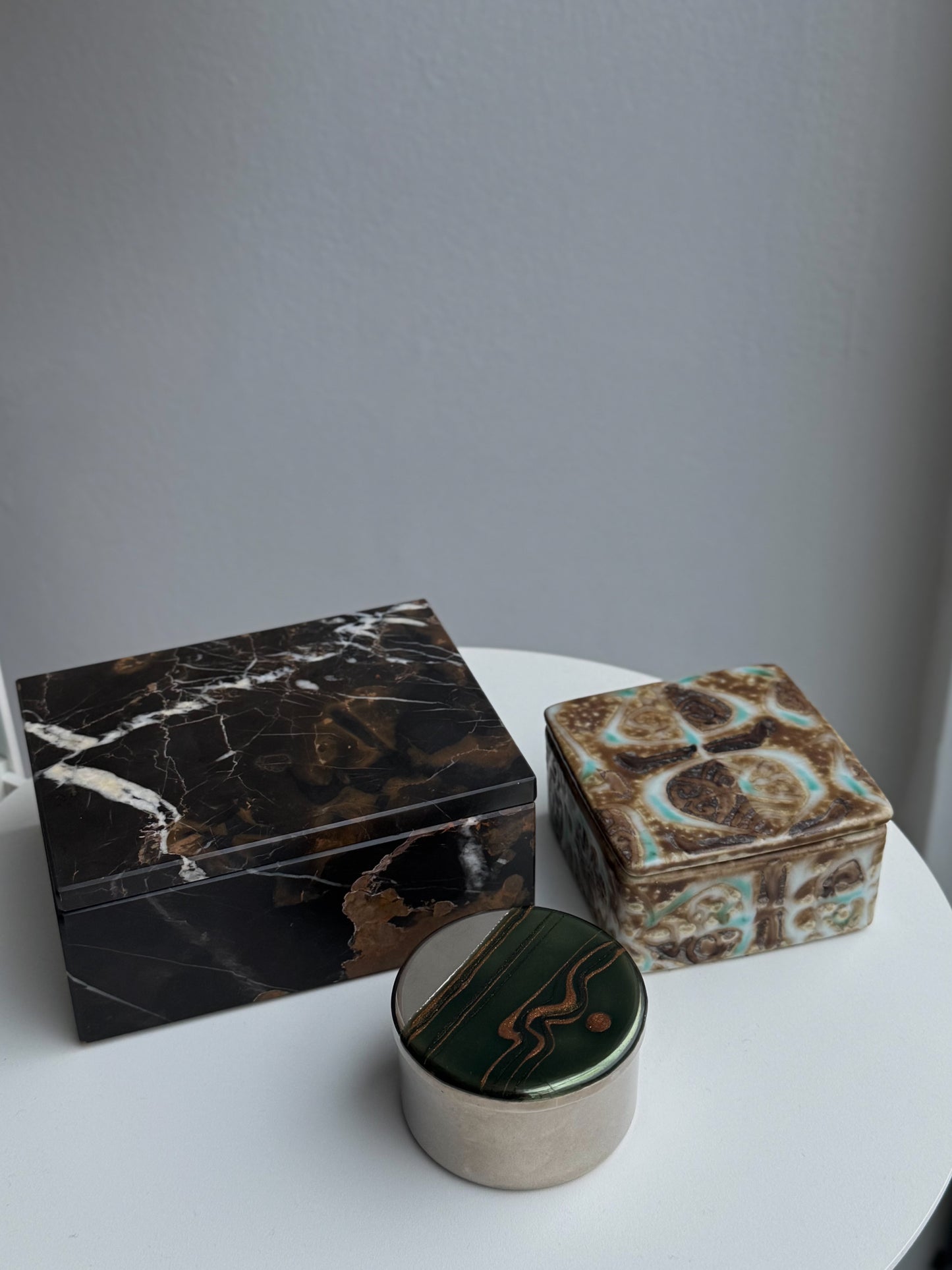 Marble jewelry box