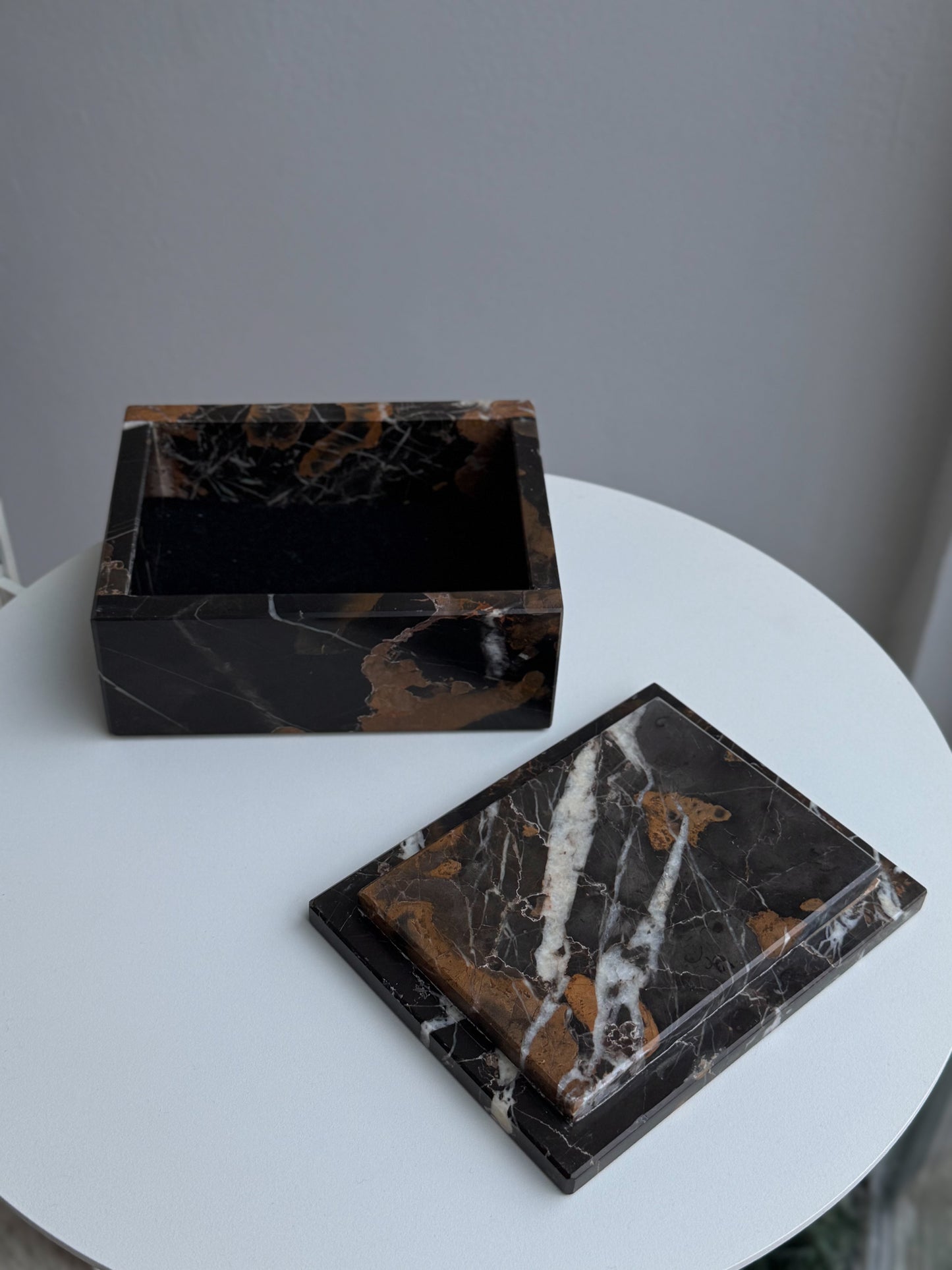 Marble jewelry box