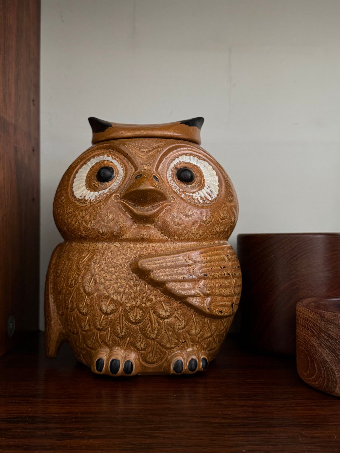 Owl cookie jar by McCoy Pottery