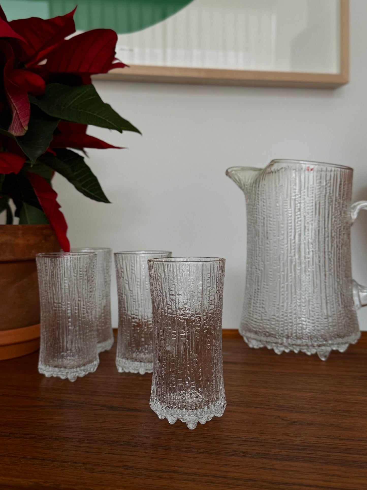 Lot de 4 verres à vin mousseux de Tapio Wirkkala pour Iittala