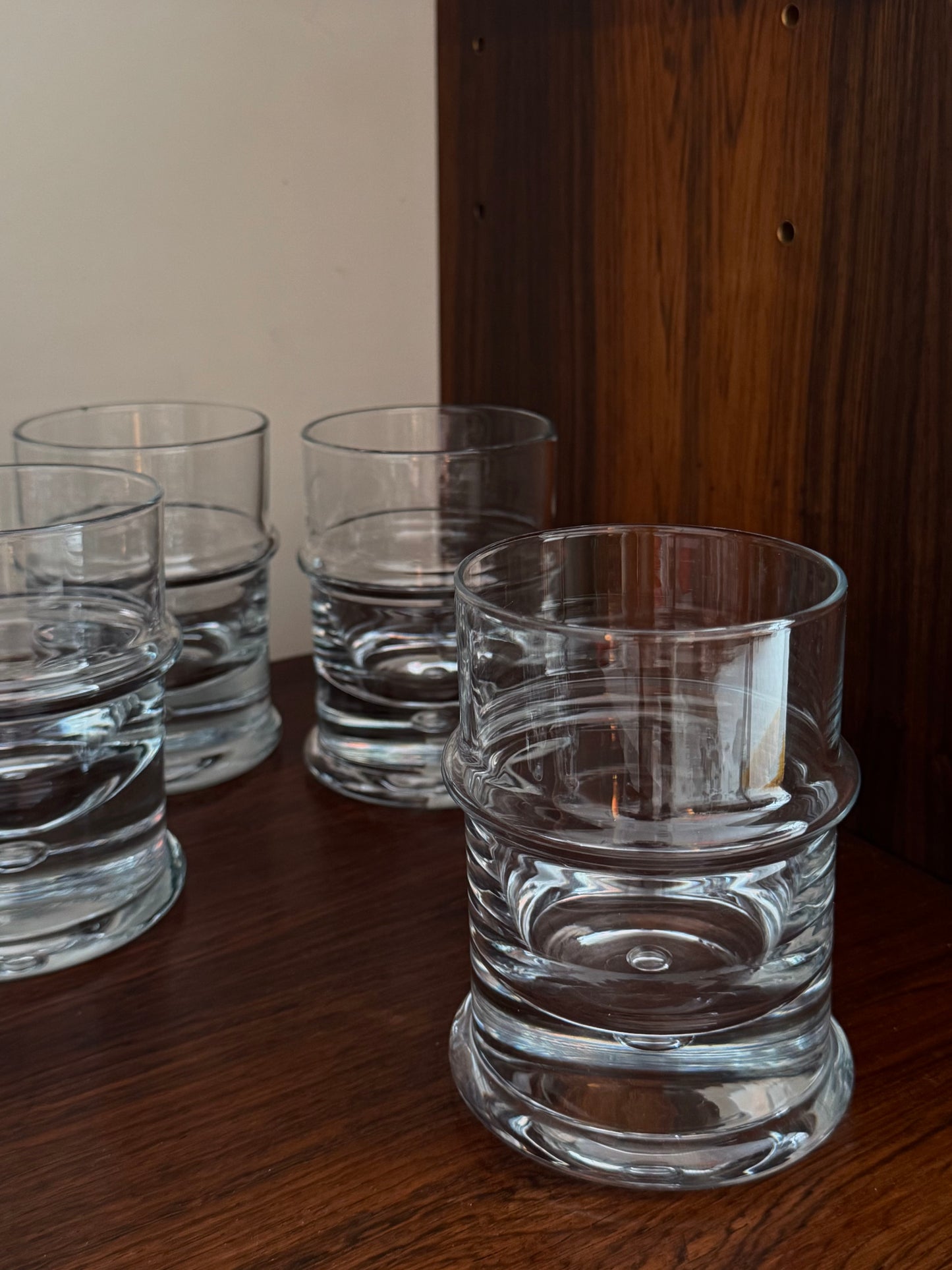 Set of 4 whisky glasses by Sidse Werner for Holmegaard