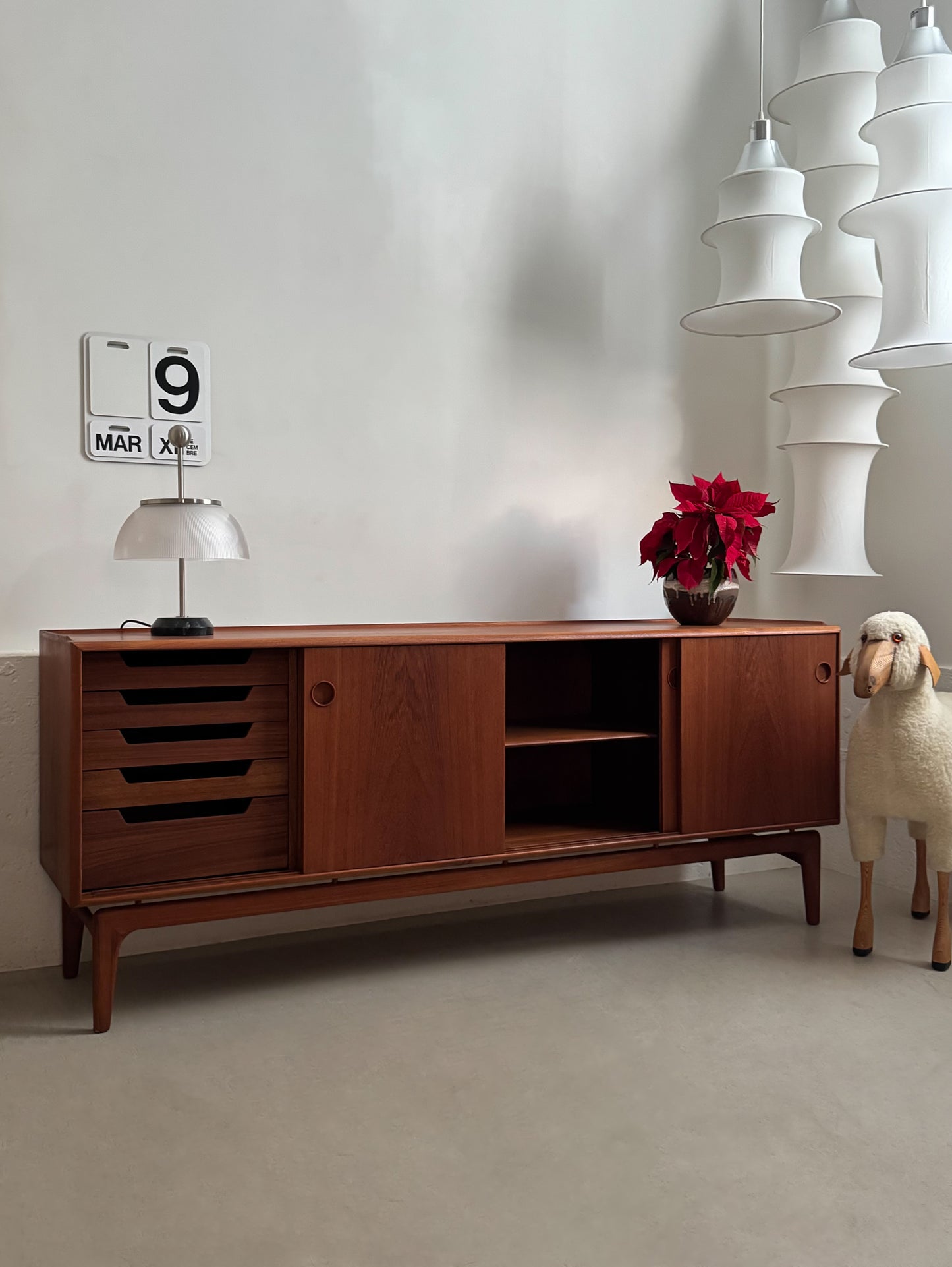 Teak credenza by Arne Hovmand Olsen for Mogens Kold