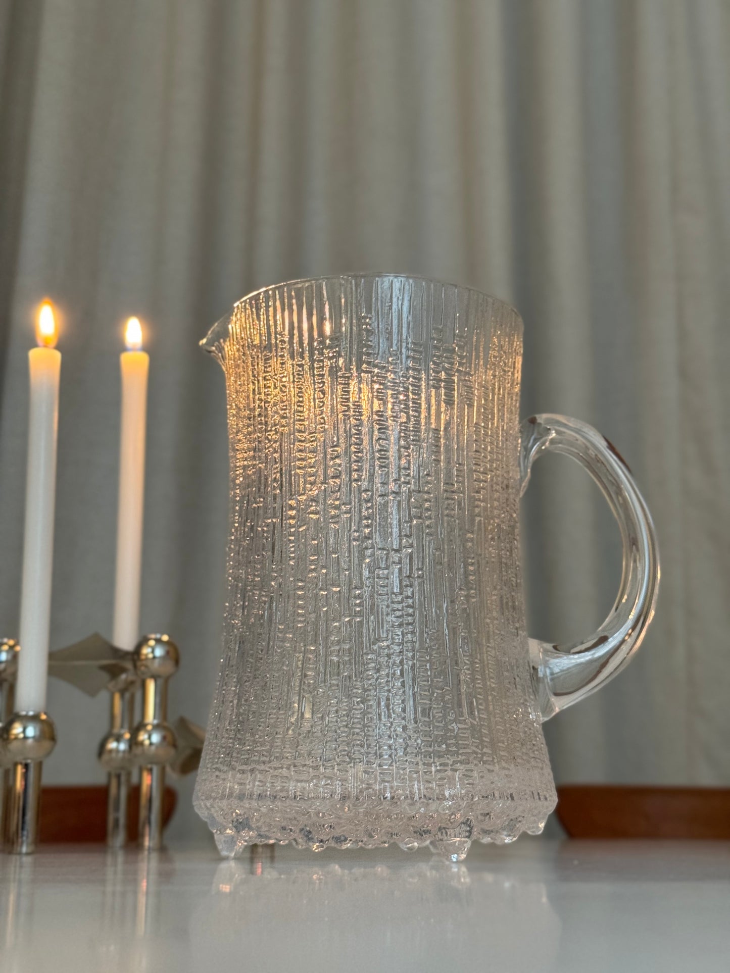 Large Ultima Thule pitcher by Tapio Wirkkala for Iittala