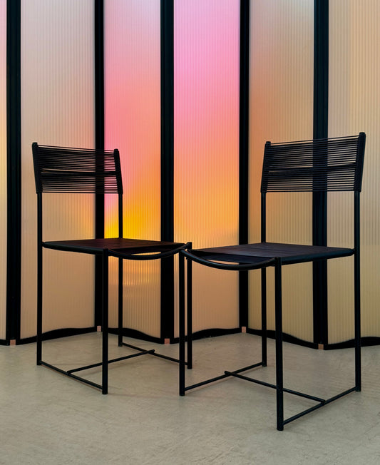 Pair of 101 Spaghetti chairs by Giandomenico Belotti for Alias