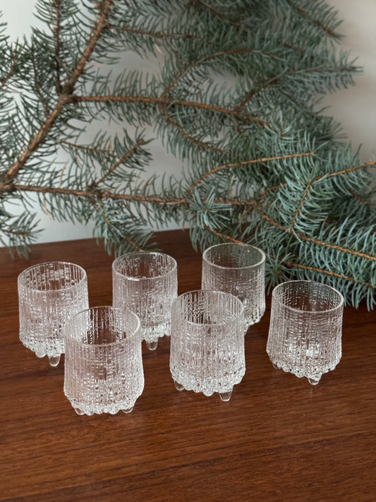 Lot de 6 verres à shot Ultima Thule par Iittala