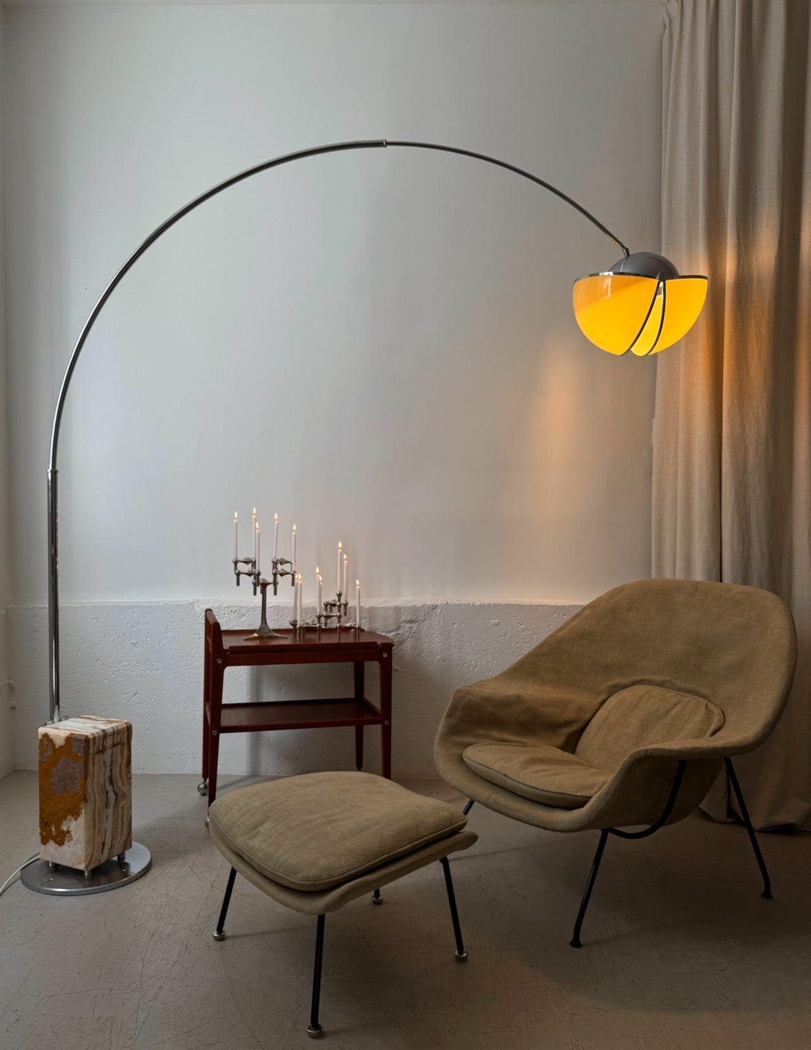 PAC-Man arc floor lamp by Superstudio for Poltronova