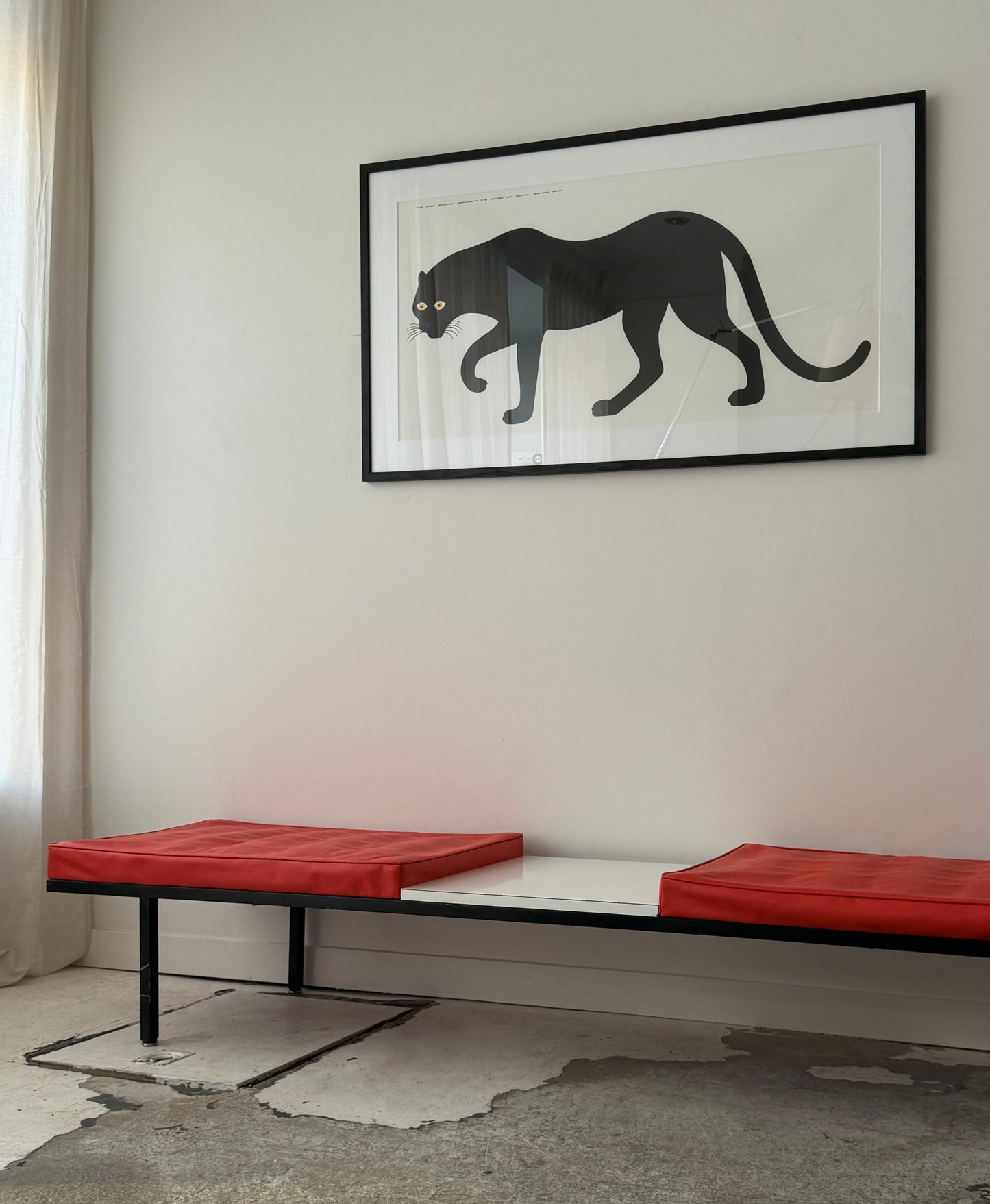 Banc avec table de George Nelson pour Herman Miller