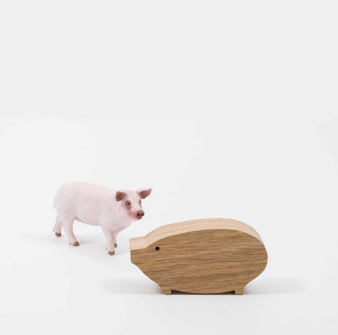 16 Animali oak puzzle by Enzo Mari