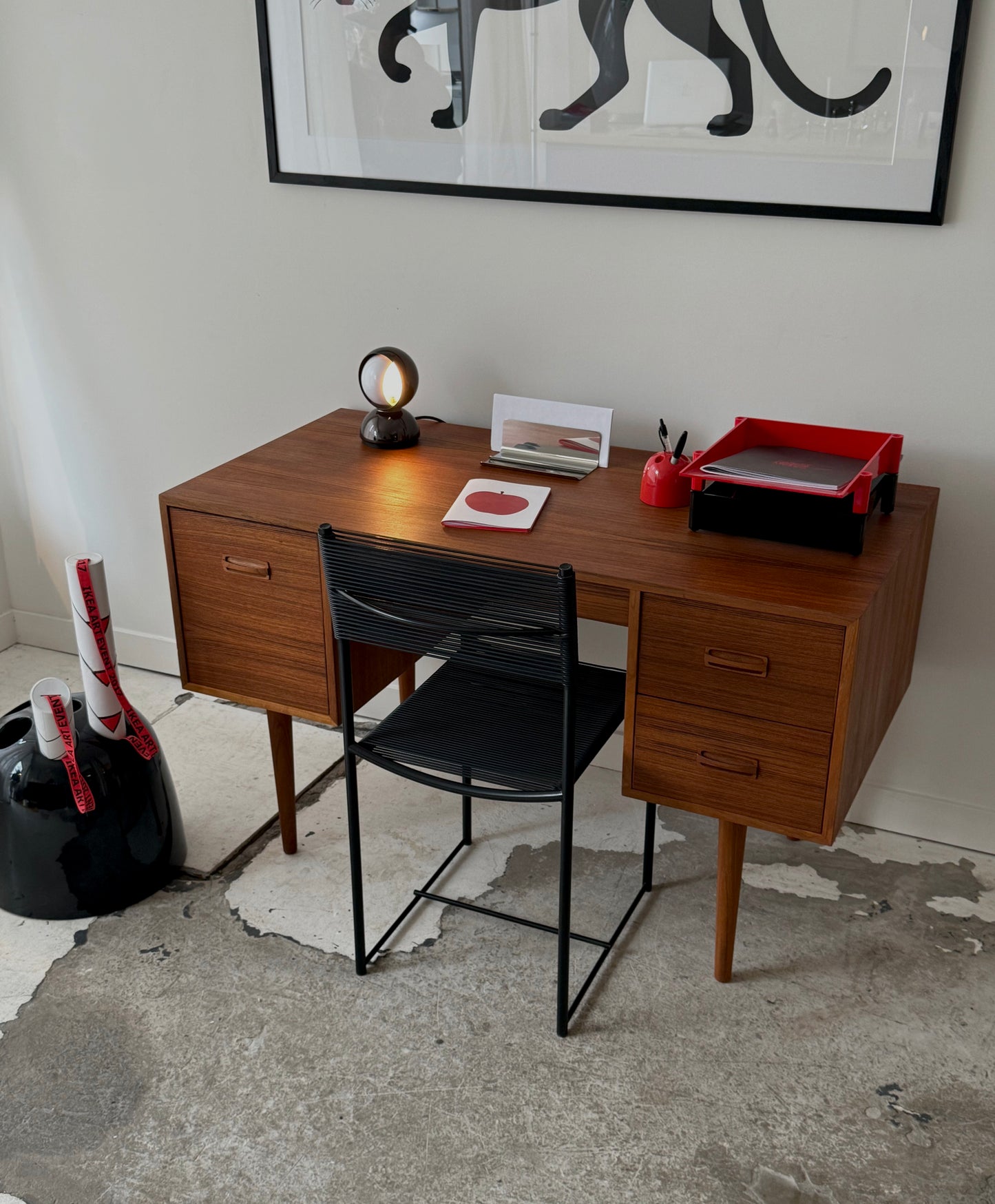 Small teak desk by Mobican