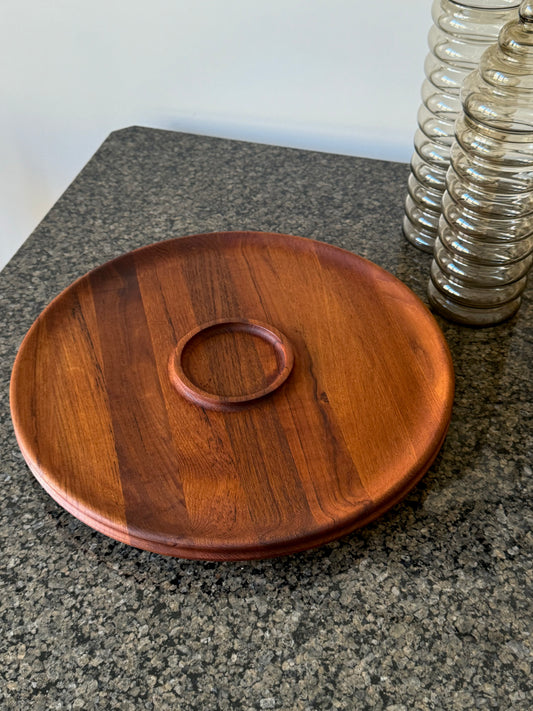 Teak Lazy Susan by Dansk