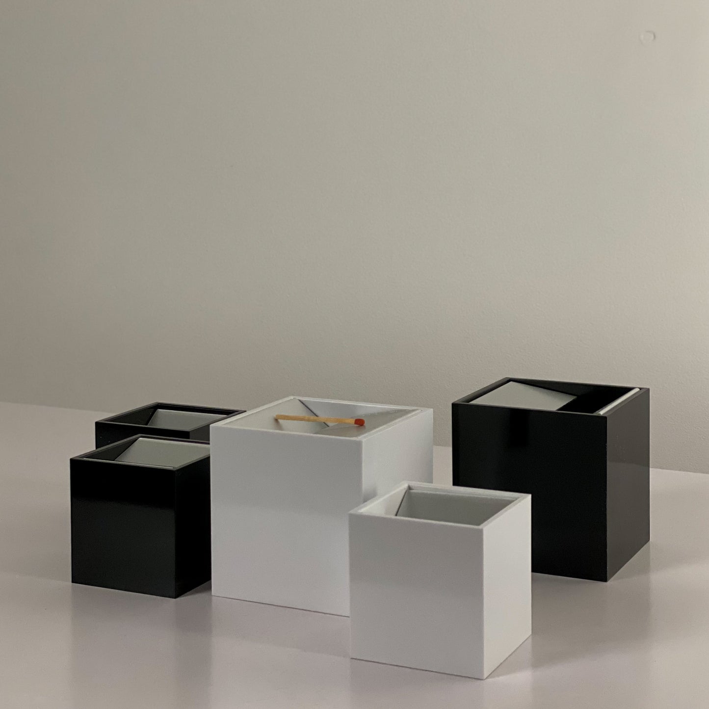 Cubo ashtray by Bruno Munari