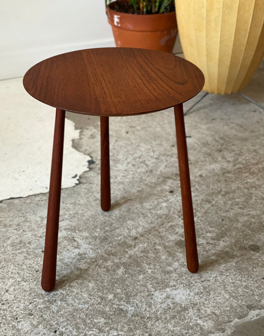 Small teak side table