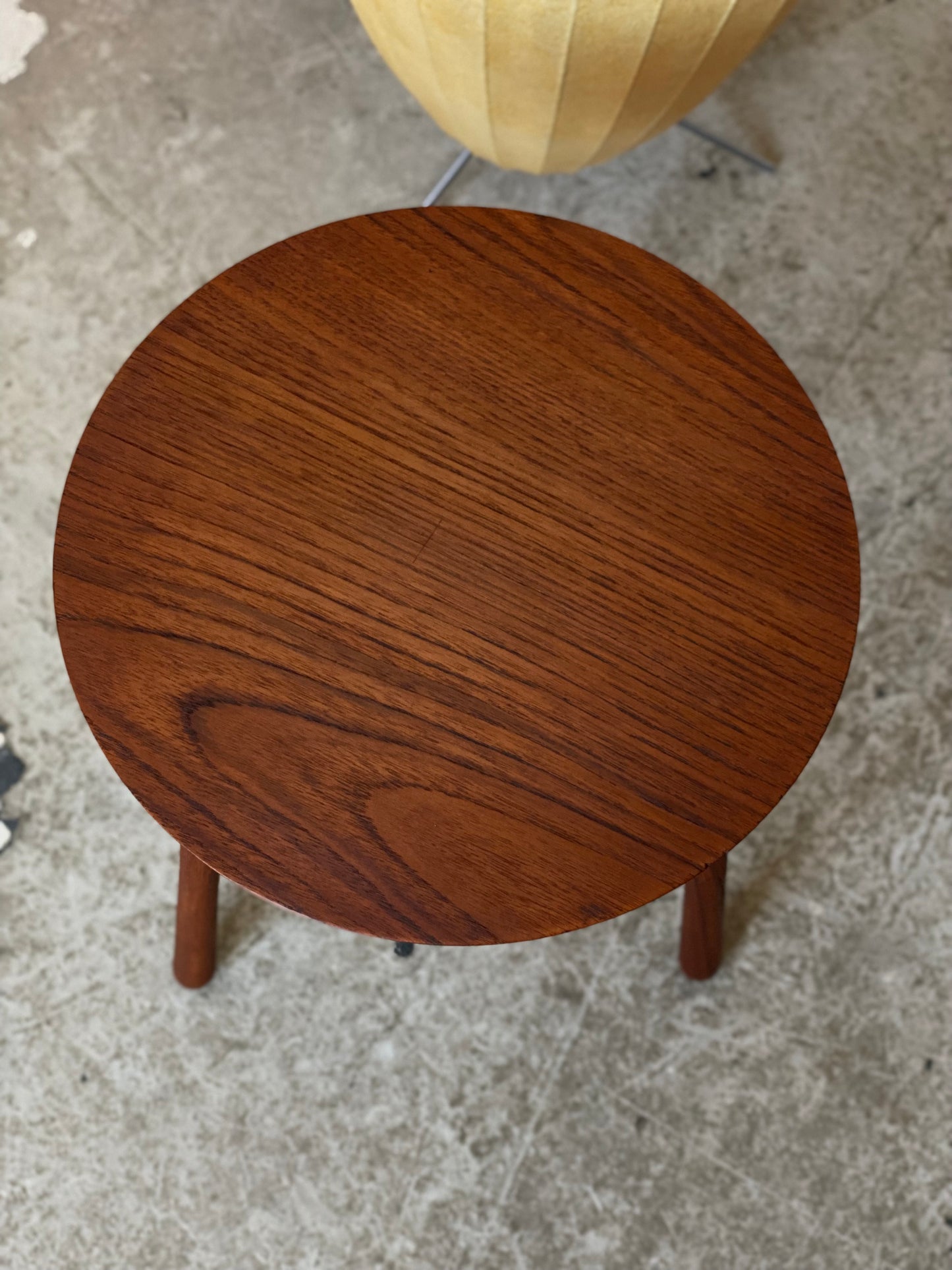 Small teak side table