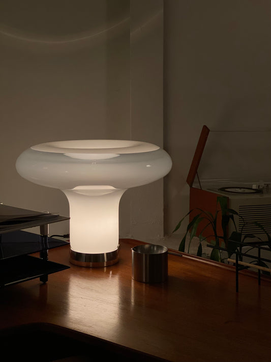 Lesbo table lamp by Angelo Mangiarotti