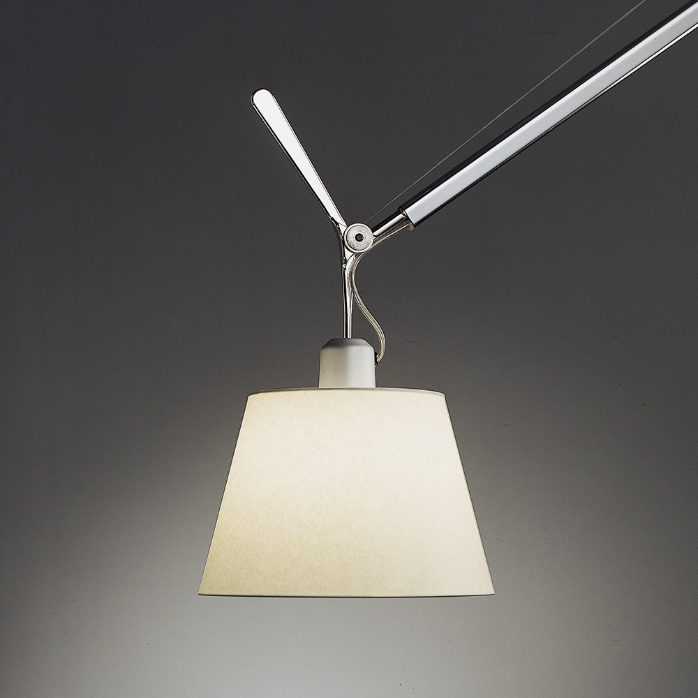 Suspension Tolomeo Off-Center avec abat-jour par Michele De Lucchi