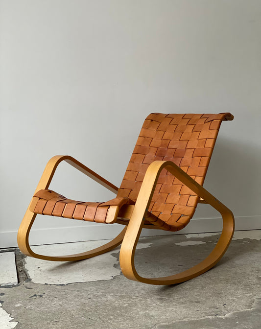 Dondolo rocking chair by Luigi Crassevig