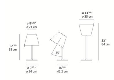 Lampe à poser Melampo par Adrien Gardère