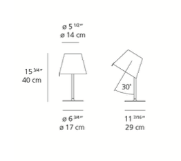 Lampe à poser Melampo par Adrien Gardère