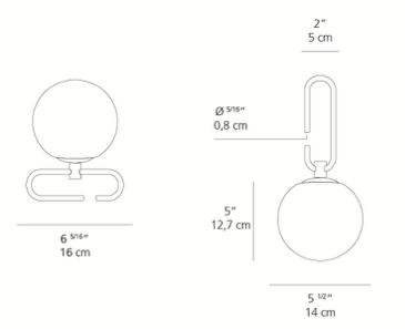 Lampe de table NH1217 par NERI&amp;HU